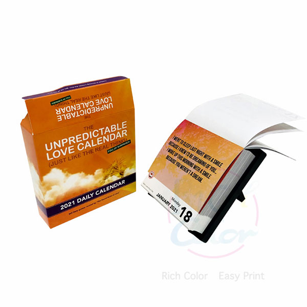 Hvad gør 365 dages side-om-dag afrivningskalender udskrivning til et smart valg for virksomheder?